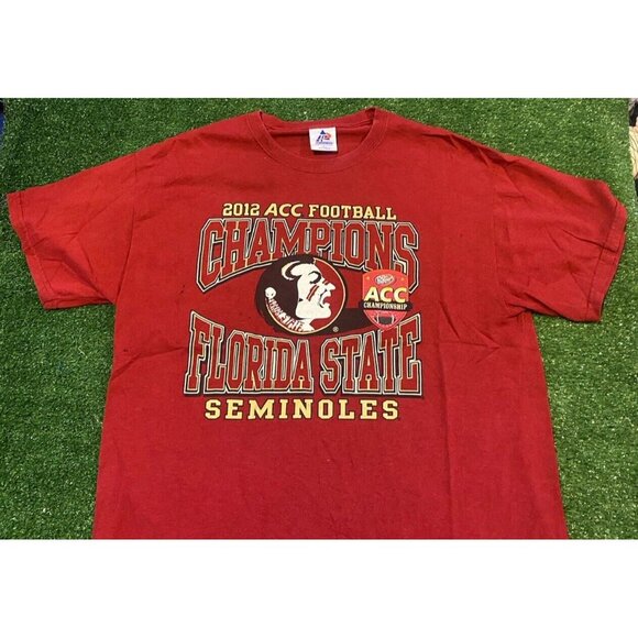 Florida State Seminoles shirt mens large football FSU unisex Retro ACC Champs Y - Picture 3 of 10